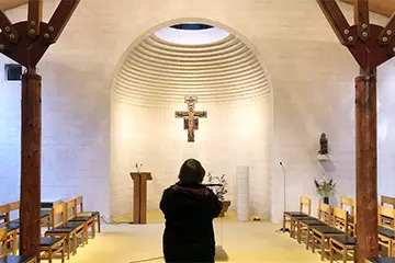 L'absyde de la chapelle de Clerlande